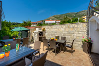 Cavtat apartments - Terrace with kitchen